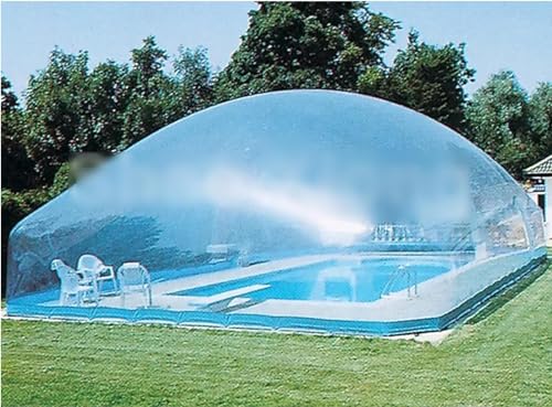 Benutzerdefinierte Aufblasbare Schwimmbadabdeckung Luft Transparente Blase Aufblasbare Poolabdeckung Kuppel PVC Rechteckige Aufblasbare Abdeckung Im Freien,9 * 5 * 3m von ZALIX