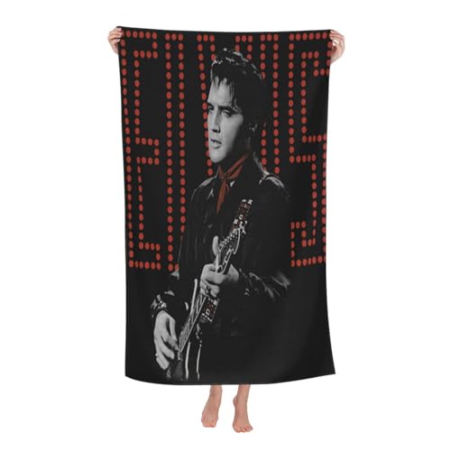 Elvis Singer Rock-Presley Mikrofaser-Strandtuch für Männer, Frauen, Teenager, schnell trocknendes Handtuch für Strand, Pool, Bad, Picknickdecke oder Überwurf Elvis Singer Rock-Presley Mikrofaser-Strandtuch für Männer, Frauen, Teenager, schnell trocknendes Handtuch für Strand, Pool, Bad, Picknickdecke oder Überwurf von ZALIX