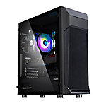 Zalman Computergehäuse Z1 Plus Midi Tower Kunststoff, Stahl, Gehärtetes Glas Schwarz von ZALMAN