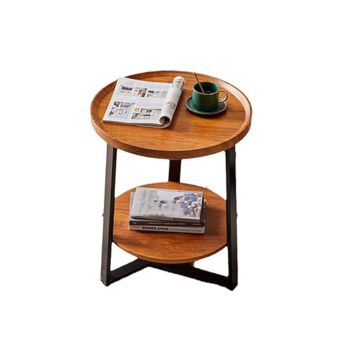 Couchtisch Rund Modern Einfach Zweistöckig Sofatisch Kleiner Couchtisch Tragbar Einfach Zu Installieren Beistelltisch Für Balkon Schlafzimmer Kleiner Runder Nachttisch Holzfarbe Couchtisch Rund Modern Einfach Zweistöckig Sofatisch Kleiner Couchtisch Tragbar Einfach Zu Installieren Beistelltisch Für Balkon Schlafzimmer Kleiner Runder Nachttisch Holzfarbe von ZALTAS
