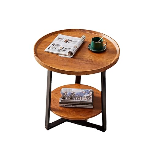 Moderner, schlichter, runder Couchtisch mit zwei Ebenen, Aufbewahrungssofa, kleiner Couchtisch, tragbar, einfach zu installieren, Beistelltisch, Balkon, Schlafzimmer, kleiner runder Tisch, Nachttisch Moderner, schlichter, runder Couchtisch mit zwei Ebenen, Aufbewahrungssofa, kleiner Couchtisch, tragbar, einfach zu installieren, Beistelltisch, Balkon, Schlafzimmer, kleiner runder Tisch, Nachttisch von ZALTAS