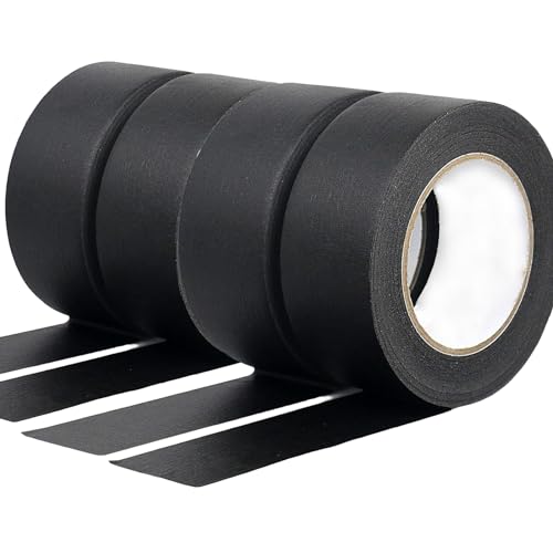 ZALUJMUS Multi-Surface Premium Masking Tape, Dekoration Maler Tape für Künstler Innen 30m*5cm, schwarz von ZALUJMUS