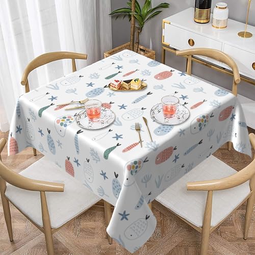54X54 Zoll Tischdecke, Brunch Essential, Durchsickerungsschutz, Tiefe Farbtonstabilität, Schnell Zu Reinigende Oberfläche Colorful 152X152 54X54 Zoll Tischdecke, Brunch Essential, Durchsickerungsschutz, Tiefe Farbtonstabilität, Schnell Zu Reinigende Oberfläche Colorful 152X152 von ZALXOZYL