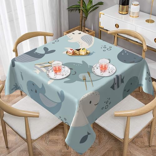 60 X 60 Zoll Große Quadratische Tischdecke, Langlebige Partydekoration für Hochzeiten und Brunches, Leuchtendes, Auslaufsicheres Material, Schnell Abwischbar, Reißfest Colorful 152X152 60 X 60 Zoll Große Quadratische Tischdecke, Langlebige Partydekoration für Hochzeiten und Brunches, Leuchtendes, Auslaufsicheres Material, Schnell Abwischbar, Reißfest Colorful 152X152 von ZALXOZYL