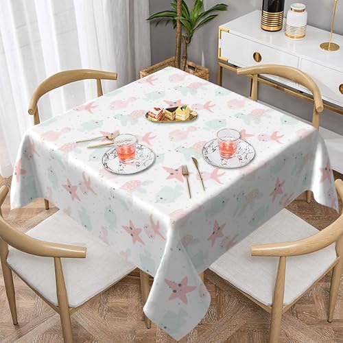 60 Zoll Große Quadratische Tischdecke, All-Occasion Defender, Fettschutzsystem, Schattenhaltetechnologie, Zum Aufbewahren Zusammenfaltbar 6 152X152 60 Zoll Große Quadratische Tischdecke, All-Occasion Defender, Fettschutzsystem, Schattenhaltetechnologie, Zum Aufbewahren Zusammenfaltbar 6 152X152 von ZALXOZYL
