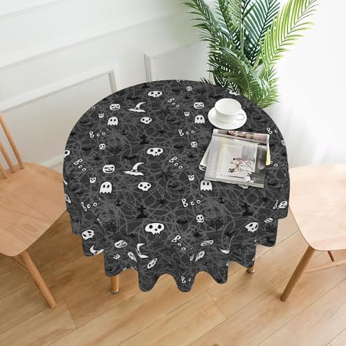 60 Zoll Große Terrassentischdecke, Sonnenbeständig, Farbecht, Schnelltrocknend, Monochromes Streifendruckdesign für Die Abdeckung Von Gartenmöbeln Am Pool Color 152cm von ZALXOZYL