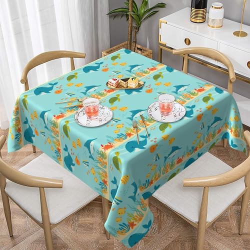 60X60 Zoll Quadratische Tischdecke, Party-Dekor-Eckstein, Auslaufsichere Konstruktion, Lichtbeständige Farbstoffe, Kompakte Aufbewahrung Colorful 137X137 60X60 Zoll Quadratische Tischdecke, Party-Dekor-Eckstein, Auslaufsichere Konstruktion, Lichtbeständige Farbstoffe, Kompakte Aufbewahrung Colorful 137X137 von ZALXOZYL