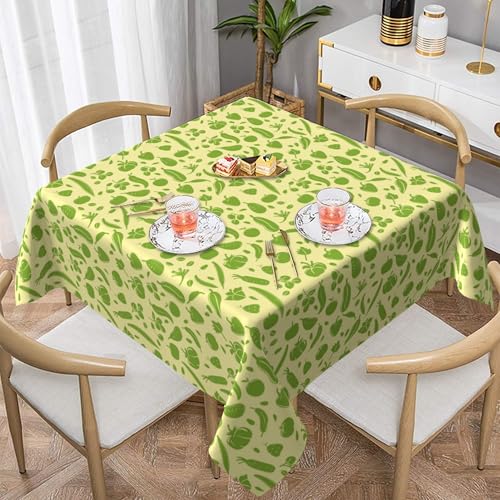 Fleckenschutz-Tischdecke, 60X60, Quadratisch, Bedrucktes Muster, für Große Küchen, Große Partys, Abwischbare Oberfläche 6 137X137 von ZALXOZYL