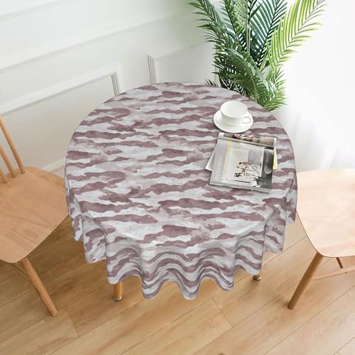 Maschinenwaschbare, Runde Tischdecke, 152 cm, Schrumpffest, Langlebig, Einfarbiges Streifendruckdesign für Den Esstisch In Der Küche Zu Hause Color 152cm Maschinenwaschbare, Runde Tischdecke, 152 cm, Schrumpffest, Langlebig, Einfarbiges Streifendruckdesign für Den Esstisch In Der Küche Zu Hause Color 152cm von ZALXOZYL
