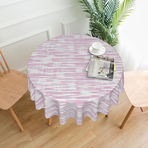 Party-Tischdecke, Rund, 152 cm, Lustige Grafiken, Bedrucktes Muster für Weihnachts- und Osterfeiern Color 60In von ZALXOZYL