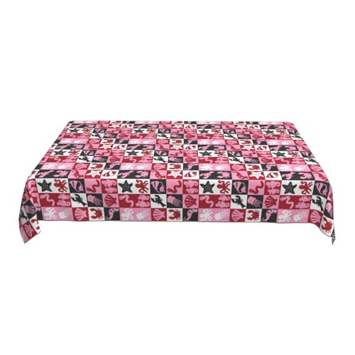 Pflegeleichte Tischdecke, 152 X 228 cm, Bedrucktes Muster, Polyester, Rechteckig, Maschinenwaschbar, Abwischbar Color One Size Pflegeleichte Tischdecke, 152 X 228 cm, Bedrucktes Muster, Polyester, Rechteckig, Maschinenwaschbar, Abwischbar Color One Size von ZALXOZYL