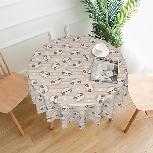 Picknick-Tischdecke, 152 cm, Rund, Bedrucktes Muster, für Spaß und Zusammenkünfte Im Freien 1 60In von ZALXOZYL