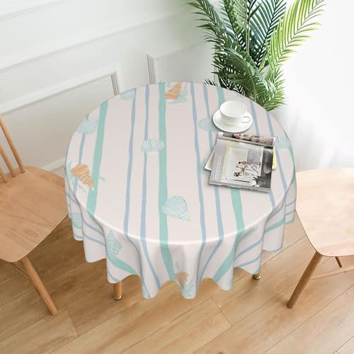 Quadratische Tischdecke, 60 Zoll, Bedrucktes Muster, für Verschiedene Tischformen Color 60In von ZALXOZYL