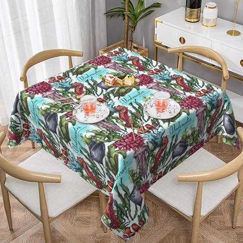 Quadratische Tischdecke 60X60 Zoll, Banketttauglich, Kratzfeste Unterseite, Garantiert Lichtbeständig, Flach Verpackbar 5 152X152 Quadratische Tischdecke 60X60 Zoll, Banketttauglich, Kratzfeste Unterseite, Garantiert Lichtbeständig, Flach Verpackbar 5 152X152 von ZALXOZYL