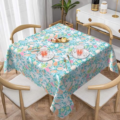 Quadratischer Einband 54 X 54 Zoll, Hohe Beanspruchung, Ölbeständige Oberfläche, Drucke In Hd-Klarheit, Knitterfreies Aufstellen Colorful 152X152 Quadratischer Einband 54 X 54 Zoll, Hohe Beanspruchung, Ölbeständige Oberfläche, Drucke In Hd-Klarheit, Knitterfreies Aufstellen Colorful 152X152 von ZALXOZYL