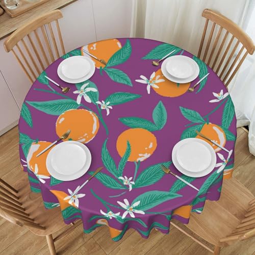 Runde Tischdecke Mit Spitzenbesatz, Wasserdicht, 152,4 cm, für Catering-Service, Obstmuster-Design, Kommerzielle Qualität Colorful 60 In Runde Tischdecke Mit Spitzenbesatz, Wasserdicht, 152,4 cm, für Catering-Service, Obstmuster-Design, Kommerzielle Qualität Colorful 60 In von ZALXOZYL