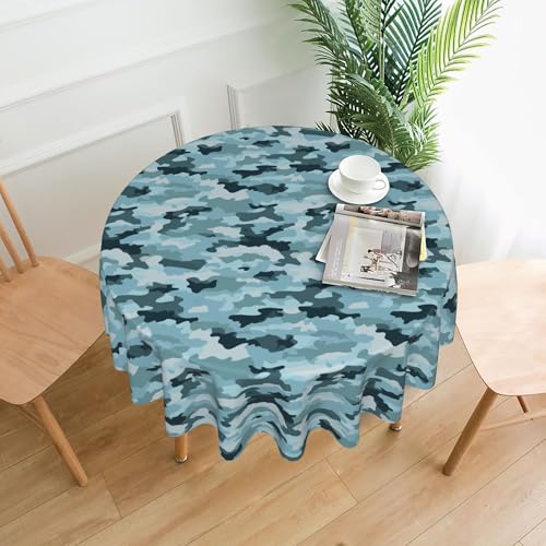 Schimmelfeste, Runde Tischdecke, 152 cm, Gesundheitlich Unbedenklicher Hygieneschutz, Einfarbiges Streifendruckdesign für Den Gastronomiebereich 11 152cm von ZALXOZYL