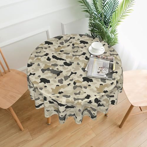 Schimmelfeste, Runde Tischdecke, 152 cm, Gesundheitlich Unbedenklicher Hygieneschutz, Einfarbiges Streifendruckdesign für Den Gastronomiebereich 3 152cm von ZALXOZYL
