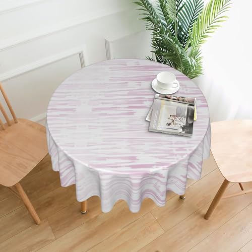 Tischdecke, Rund, 152 cm, Abriebfest, Bedrucktes Muster, Schützt Tischplatten Vor Kratzern und Täglicher Abnutzung Color 60In Tischdecke, Rund, 152 cm, Abriebfest, Bedrucktes Muster, Schützt Tischplatten Vor Kratzern und Täglicher Abnutzung Color 60In von ZALXOZYL