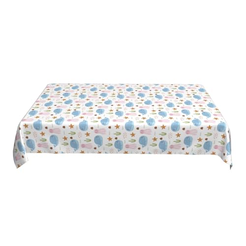 Tischdecke für Den Alltäglichen Esstisch, 152 X 228 cm, Bedrucktes Muster, Rechteckig, Polyester, Waschbar, Schmutzabweisend Color One Size Tischdecke für Den Alltäglichen Esstisch, 152 X 228 cm, Bedrucktes Muster, Rechteckig, Polyester, Waschbar, Schmutzabweisend Color One Size von ZALXOZYL