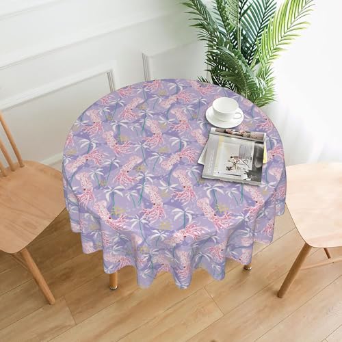 Wohnzimmer-Tischdecke, Rund, 152 cm, Zur Verbesserung Der Wohndekoration, Einfarbiges Streifendruckdesign für Elegante Inneneinrichtung Color 152cm Wohnzimmer-Tischdecke, Rund, 152 cm, Zur Verbesserung Der Wohndekoration, Einfarbiges Streifendruckdesign für Elegante Inneneinrichtung Color 152cm von ZALXOZYL