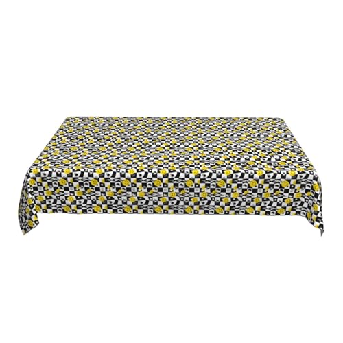 ZALXOZYL Rechteckige Tischunterlage, 152 X 228 cm, Bedrucktes Muster, Polyester, Wasserdicht, Kratzschutz Color One Size ZALXOZYL Rechteckige Tischunterlage, 152 X 228 cm, Bedrucktes Muster, Polyester, Wasserdicht, Kratzschutz Color One Size von ZALXOZYL