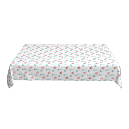 ZALXOZYL Teetisch-Abdeckung Mit Bedrucktem Muster, 152 X 228 cm, Rechteckig, Polyester, Abwischbarer Schutz für Couchtisch A One Size ZALXOZYL Teetisch-Abdeckung Mit Bedrucktem Muster, 152 X 228 cm, Rechteckig, Polyester, Abwischbarer Schutz für Couchtisch A One Size von ZALXOZYL
