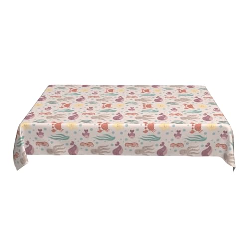 ZALXOZYL Teetisch-Abdeckung Mit Bedrucktem Muster, 152 X 228 cm, Rechteckig, Polyester, Abwischbarer Schutz für Couchtisch C One Size ZALXOZYL Teetisch-Abdeckung Mit Bedrucktem Muster, 152 X 228 cm, Rechteckig, Polyester, Abwischbarer Schutz für Couchtisch C One Size von ZALXOZYL