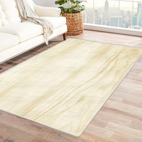ZAMAEIU Teppich Amazon, Moderne abstrakte Linien, Teppich kuschelig, teppichs Wohnzimmer.(Gelb)-150x210cm von ZAMAEIU