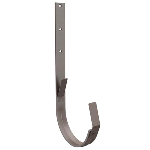 ZAMBELLI Dachrinnenhalter verzinkt RG 250 Kupferbraun Rinneneisen, Rinnenhalter für Dachrinne halbrund, einfach montiert ohne löten von Zambelli GmbH & Co. KG