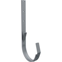 ZAMBELLI Dachrinnenhalter verzinkt Rinneneisen, Rinnenhalter für Dachrinne halbrund, einfach montiert ohne löten, 105mm / 250/8 teilig Anthrazit von ZAMBELLI