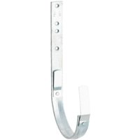 ZAMBELLI Dachrinnenhalter verzinkt Rinneneisen, Rinnenhalter für Dachrinne halbrund, einfach montiert ohne löten, 150mm / 333/6 teilig, Silber ZAMBELLI Dachrinnenhalter verzinkt Rinneneisen, Rinnenhalter für Dachrinne halbrund, einfach montiert ohne löten, 150mm / 333/6 teilig, Silber von ZAMBELLI