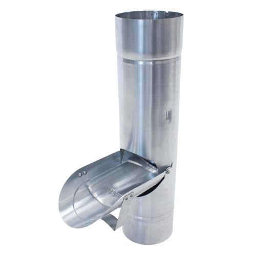 ZAMBELLI Regenrohrklappe, Regenwasserklappe ohne Sieb 120mm Silber Regenwasser Fallrohr Klappe, einfache Montage, korrosionsbeständig, aus Titanzink ZAMBELLI Regenrohrklappe, Regenwasserklappe ohne Sieb 120mm Silber Regenwasser Fallrohr Klappe, einfache Montage, korrosionsbeständig, aus Titanzink von Zambelli GmbH & Co. KG