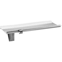 ZAMBELLI Laubschutzgitter Dachrinnen Laubschutz, Dachrinnenabdeckung Made in Germany, 150mm / 333/6 teilig, 2m Silber inkl. Halter und Klammern von ZAMBELLI