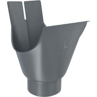 Zambelli - Ablaufstutzen (Oval) verzinkt, gefalzt Einhangstutzen für Dachrinne halbrund, Montage ohne löten 150mm / 333/6 teilig, DN100 / 100mm von ZAMBELLI