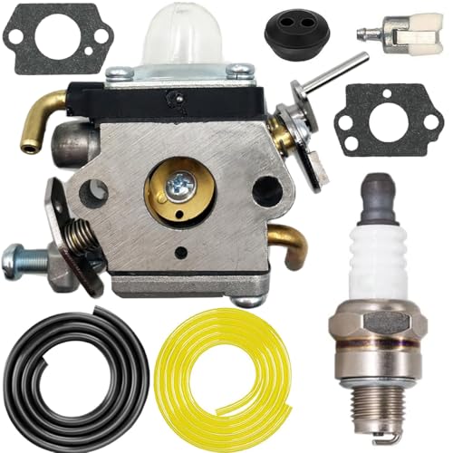 ZAMDOE 581734301 574386701 Vergaser 122LDX 122C 122LK für WeedEater 2-Takt-Benzin-Rasentrimmer für Husqvarna 122C 122LDX 122LK 22cc Rasentrimmer Ersetzt 574386701 von ZAMDOE
