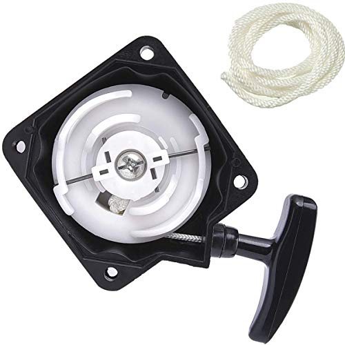 ZAMDOE Universal Seilzugstarter Rückstoß Seilzug Starter für Motorsense Rasenmäher Rasen-Trimmer Teile Ersatzteile Gartengeräte Rückprall Seilzugstarter, mit Starter Seil von ZAMDOE