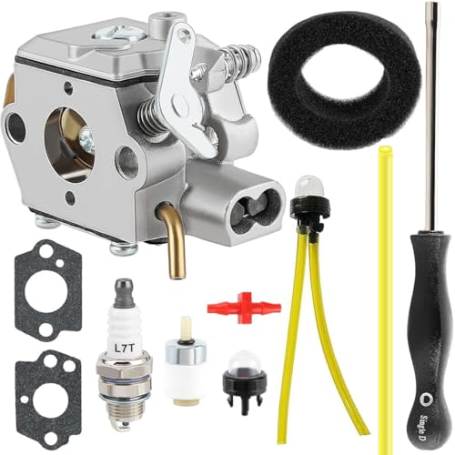 ZAMDOE 753-05133 Vergaser kompatibel für Troy-Bilt TB10CS TB20CS TB20DC TB310QS TB90BC, für Ryobi 600r 700r 765r 790r Rasentrimmer Rgbv3100 280r Laubbläser, ersetzt 753-04333 791-182875 WT-827 von ZAMDOE