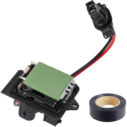 ZAMDOE 7701050325 Ersatz-Gebläsemotor-Gebläsewiderstand für Renault Trafic 2001-2014 für Vauxhall für Opel Vivaro 2001-2014 für Nissan Primastar 2001-2008 mit Isolierband von ZAMDOE
