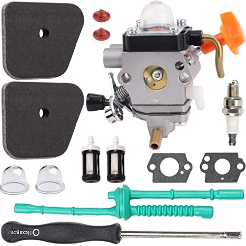 ZAMDOE FS90R C1Q-S174 CARBURETOR FÜR STIHL FS90 FS110 HT101 FS130 FS100 FS110R KM110R KM130 HL90 HL100 HT100 FS100RX FS130R FS87 FS100R KM90 KM90R KM100 KM110 KM130R FC90 FC95 FC100 FC110 Rasentrimmer von ZAMDOE