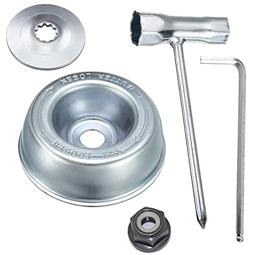ZAMDOE Klingenadapter Kit Aufsatz Wartung für Stihl FS55 FS55R FS56 FS56RC FS70R FS80 FS85 FS90 FS90R FS94 FS100RX FS110 FS120 FS130 FS130R FS200 FS250 Saitentrimmer Bürstenschneider Unkrautfresse von ZAMDOE