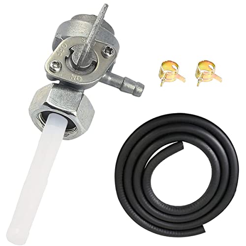 ZAMDOE Kraftstoffhahn Gastank Kraftstoffschalter Öltankhahn Ventilpumpe für Benzingenerator 5.5HP-16HP 168F 163CC 196CC 170F 208CC 211CC 173F 177F 182F 188F 190F, mit Kraftstoffleitung & Schellen ZAMDOE Kraftstoffhahn Gastank Kraftstoffschalter Öltankhahn Ventilpumpe für Benzingenerator 5.5HP-16HP 168F 163CC 196CC 170F 208CC 211CC 173F 177F 182F 188F 190F, mit Kraftstoffleitung & Schellen von ZAMDOE