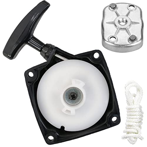 ZAMDOE Rückstoßstarter für 33cc 43cc 47cc 49cc 50cc Pocket Dirt Bike Gas Scooter Mini Chopper ATV, mit Starter Seil ZAMDOE Rückstoßstarter für 33cc 43cc 47cc 49cc 50cc Pocket Dirt Bike Gas Scooter Mini Chopper ATV, mit Starter Seil von ZAMDOE