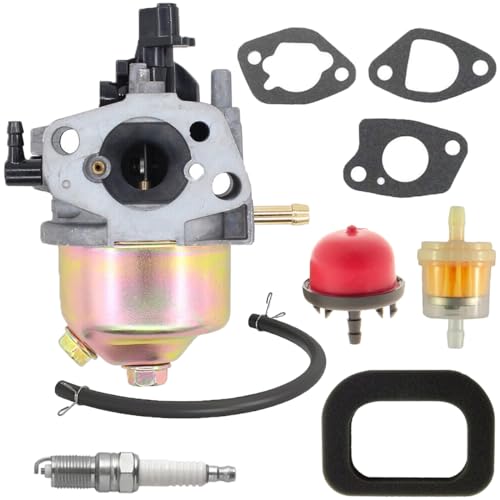 ZAMDOE Vergaser Satz Ersatz für Mountfield RS100 HP164 HP414 M411PD SP164 SP414 Rasenmäher Gartengeräte Motor 11850697 mit Luftfilter Zündkerze Kraftstofffilter Dichtung von ZAMDOE