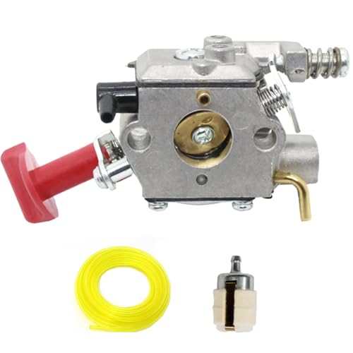 ZAMDOE Vergaser für Echo CS2600 CS2600C CS2600ES CS2700 Kettensäge für Walbro Carb WT-843 WT-843-1 WT-1008 für Shindaiwa 269 Prima Series A021519-0650 Vergaserersatz, mit Kraftstoffleitung von ZAMDOE