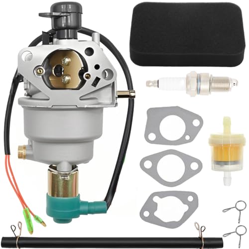 ZAMDOE Vergaser für Honda EB5000X EM5000SX EB3500 EB6500X EW171 EW140 EB6500SX für Honda GX390 GX340 13-11 PS Motor, Gasgenerator, Vergaser 16100-ZE3-F12 16100-ZE3-704 mit Luftfilterdichtungen von ZAMDOE