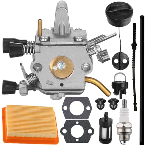 ZAMDOE Vergaser für Stihl FS120 FS200 FS020 FS202 FS250 FS250R FS300 FS350 FR350 FS120R FS200R BT120 BT120C BT121 SP200 TS200 HT250 Rasentrimmer Vergaser Ersatz 4134 120 0653 4134 120 0603 von ZAMDOE