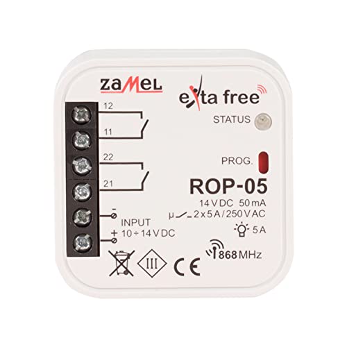 ZAMEL EXF10000091 ROP-05 Kabellose Steuerung, Silber von EXTA FREE