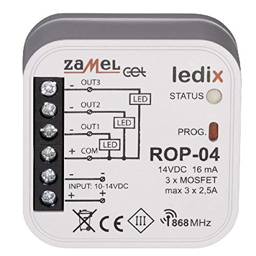 Zamel LDX10000003 ROP-04 Intelligentes LED Beleuchtung von zaMel