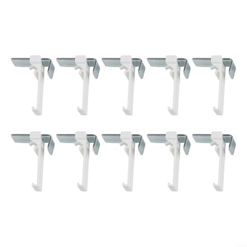 10 Stück ohne Bohren Rollo-Ersatzhalterungen sichere Klemmträger für feste PVC-Fenster 10 Stück ohne Bohren Rollo-Ersatzhalterungen sichere Klemmträger für feste PVC-Fenster von ZAMETTER